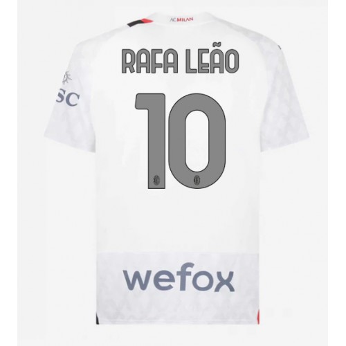 Moški Nogometni dresi AC Milan Rafael Leao #10 Gostujoči 2023-24 Kratek Rokav